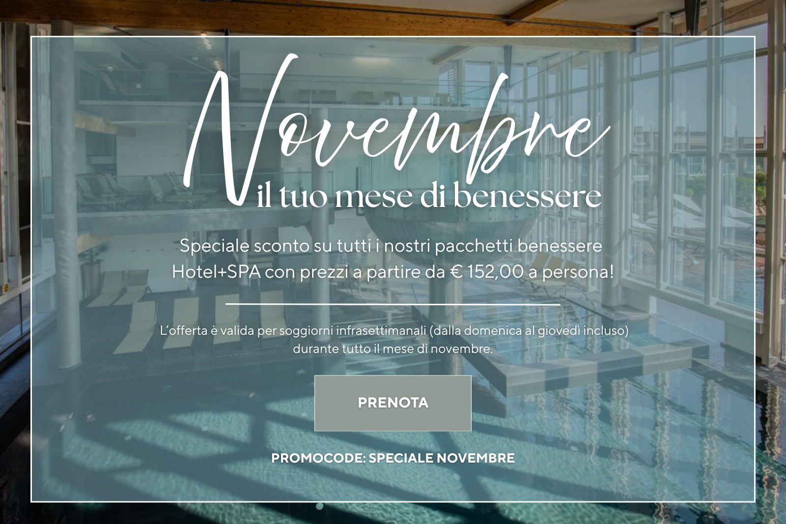 ita promo novembre hotel +spa